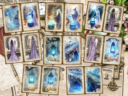 Phantom Night Journal Pages (P3) Dark Journal Kit - Wonders Artist