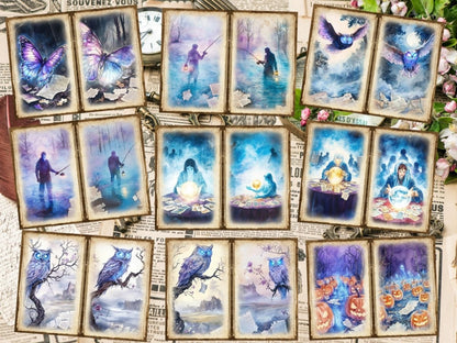 Phantom Night Journal Pages (P4) Dark Journal Kit - Wonders Artist