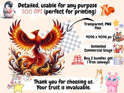 Phoenix Clipart Fire Phoenix Art - Wonders Artist
