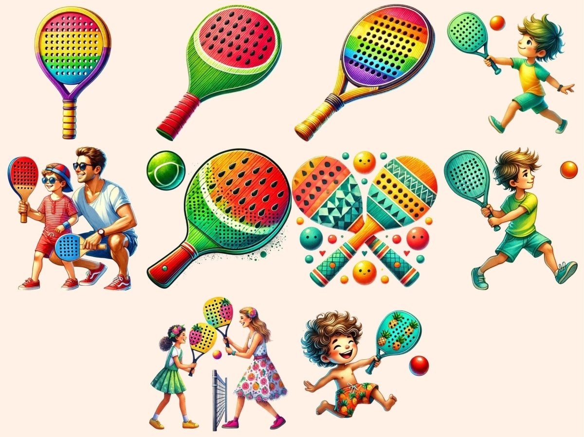 Pickleball Clipart athletic clipart fun sport clipart game day png - WondersArtist
