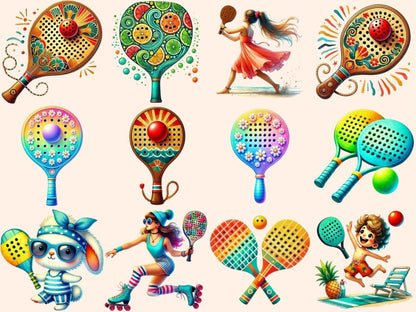 Pickleball Clipart athletic clipart fun sport clipart game day png - WondersArtist