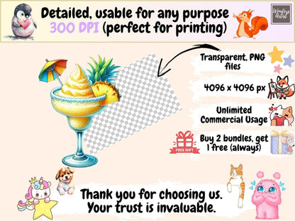 Pineapple Drinks Clipart beach drink clipart beach drink png new bundles all - WondersArtist
