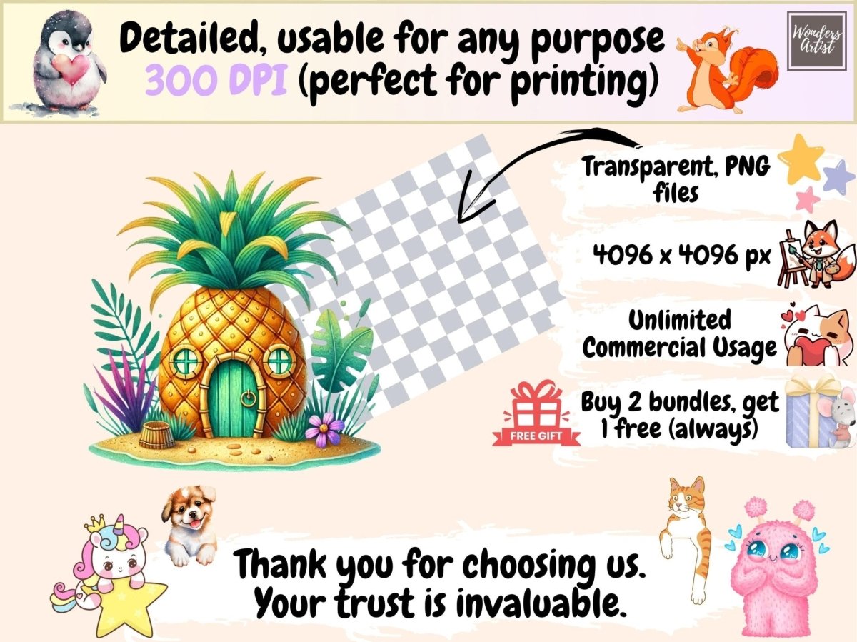 Pineapples Clipart beach fruit png cute pineapple png exotic fruit png - WondersArtist