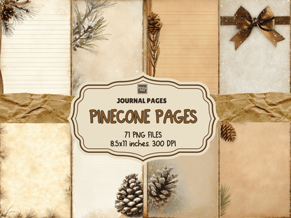 Pinecone Pages Journal Pages All Bundles Journal Pages new bundles all - WondersArtist