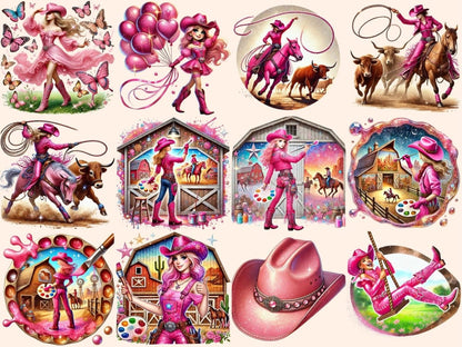 Pink Cowgirls Clipart Cowgirl Clipart - Wonders Artist
