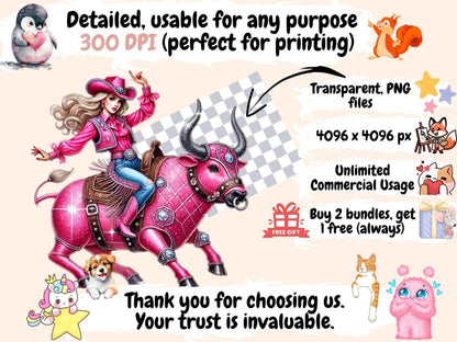 Pink Cowgirls (P3) Clipart Cowgirl Clipart - Wonders Artist