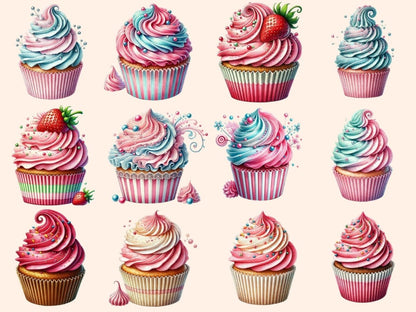 Pink Cupcakes Clipart cupcake clipart - Wonders Artist