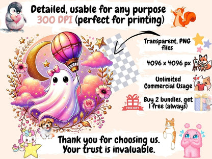 Pink Halloween Clipart Cute Halloween PNG - Wonders Artist