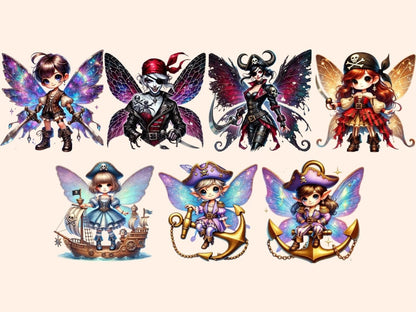Pirate Fairies Clipart Adventure Fairies - Wonders Artist