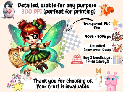 Pirate Fairies Clipart Adventure Fairies - Wonders Artist