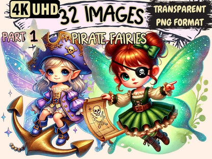 Pirate Fairies Clipart Adventure Fairies - Wonders Artist
