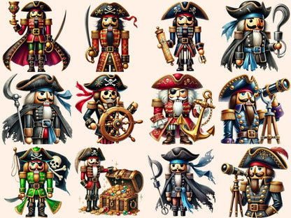 Pirate Nutcrackers Clipart Christmas Images - Wonders Artist