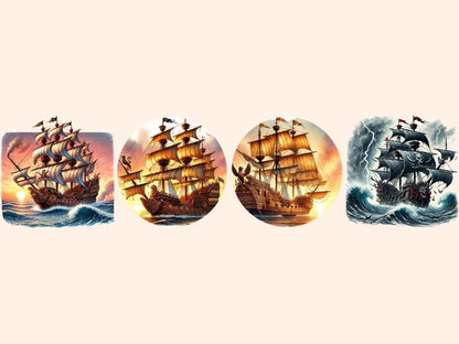 Pirate Ships Clipart Cute ship art - Wonders Artist