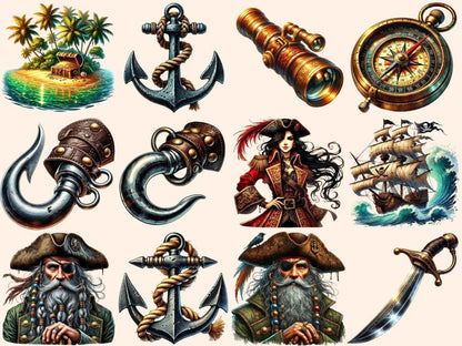Pirates Clipart Pirate Flag PNG - Wonders Artist