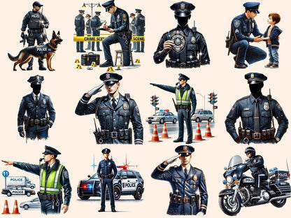 Police Clipart badge design - Wonders Artist