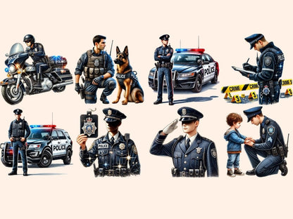 Police Clipart badge design - Wonders Artist