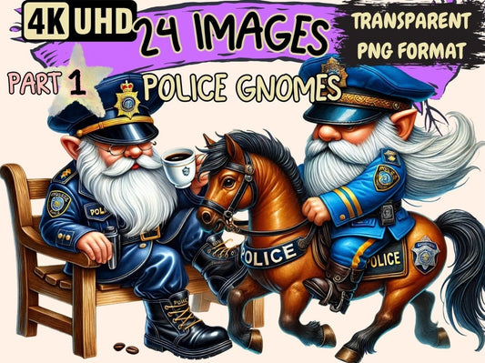 Police Gnomes Clipart Gnome Clipart - Wonders Artist