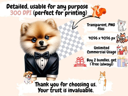 Pomeranian Clipart cartoon Pomeranian - Wonders Artist