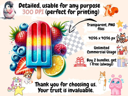 Popsicles Clipart popsicle art - Wonders Artist