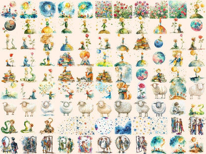 Prince's Fairytale Watercolor Clipart Fairytale Clipart - Wonders Artist