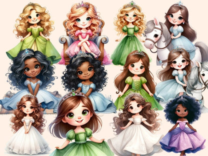 Princess Clipart cute princess png - Wonders Artist