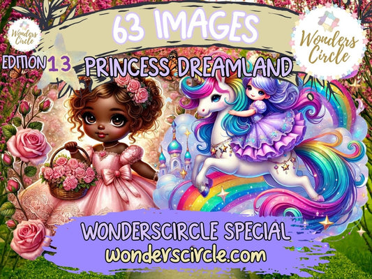 Princess Dreamland Clipart (LIMITED EDITION) all - access - bundle new bundles all new mini - WondersArtist