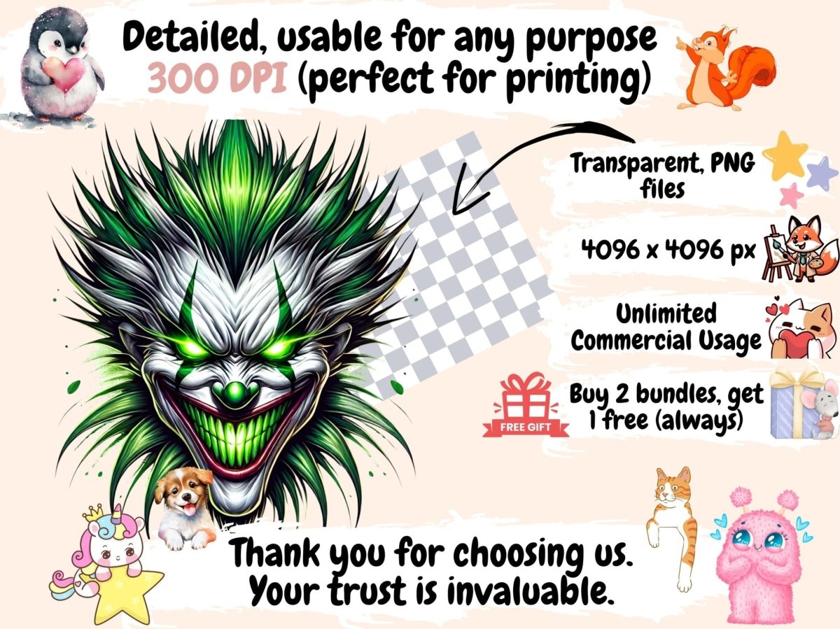 Psycho Clowns (P2) Clipart Clown Clipart - Wonders Artist
