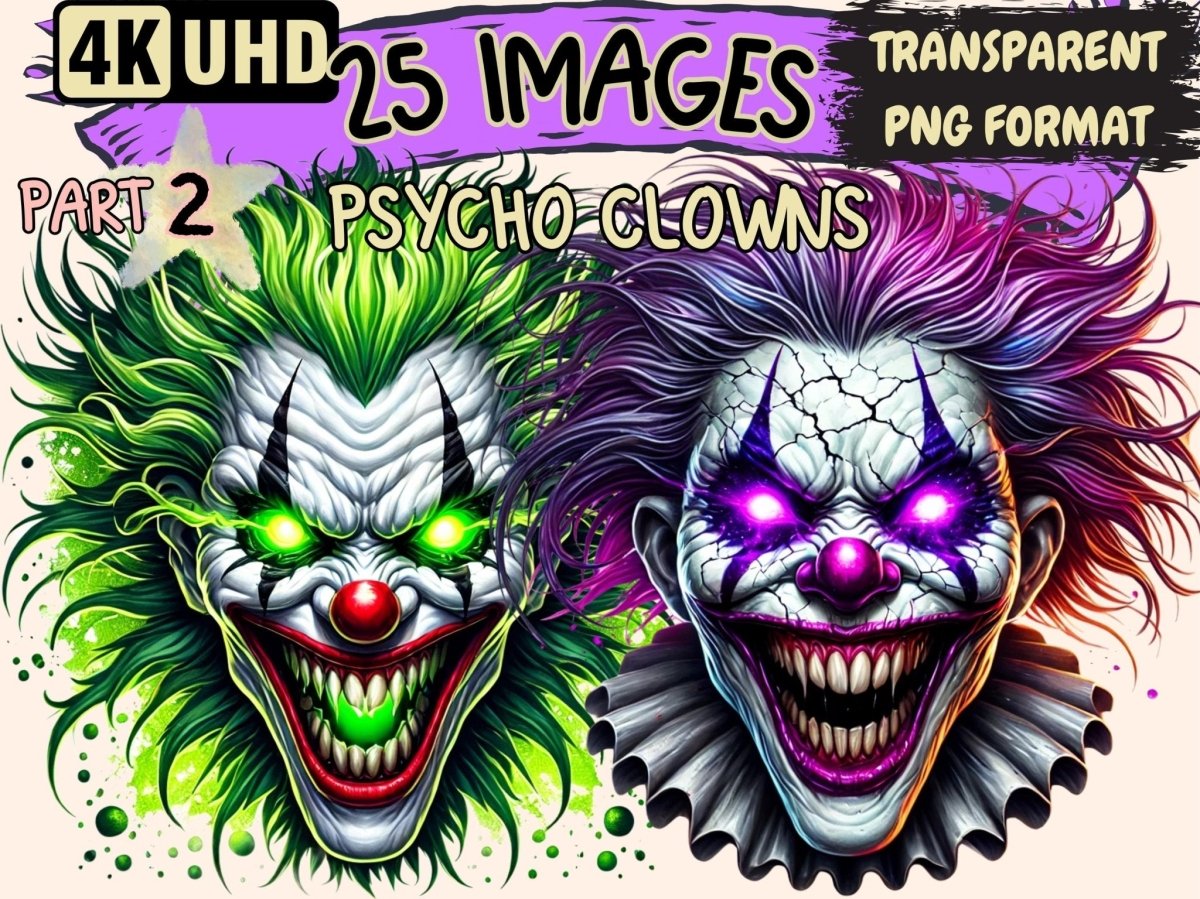 Psycho Clowns (P2) Clipart Clown Clipart - Wonders Artist