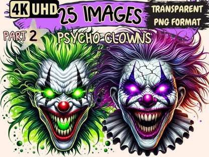 Psycho Clowns (P2) Clipart Clown Clipart - Wonders Artist