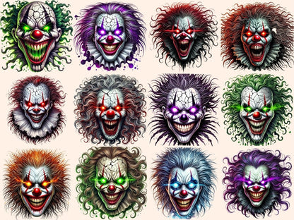 Psycho Clowns (P2) Clipart Clown Clipart - Wonders Artist