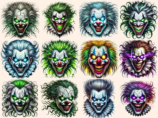Psycho Clowns (P2) Clipart