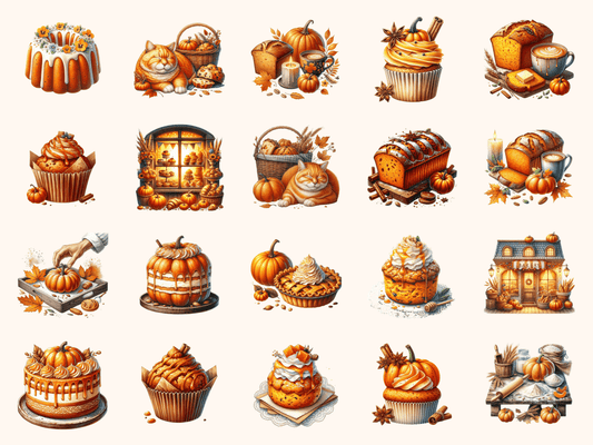 Pumpkin Bakery Clipart