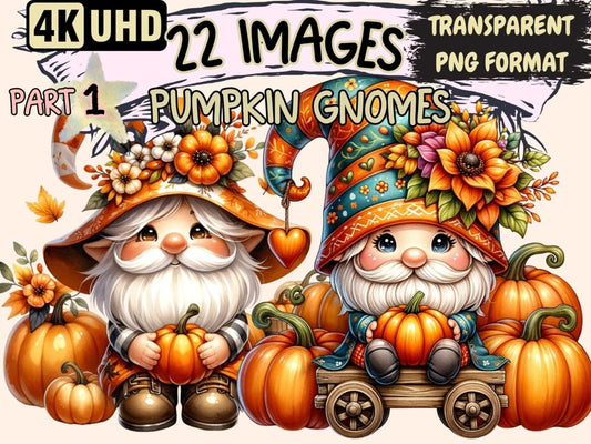 Pumpkin Gnomes Clipart autumn gnome clipart - Wonders Artist