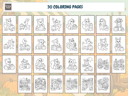 Pumpkin Patch Adventures Coloring Book — preview 2