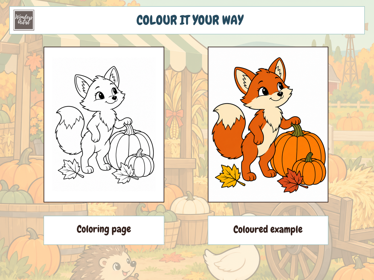 Pumpkin Patch Adventures Coloring Book — preview 3