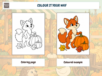 Pumpkin Patch Adventures Coloring Book — preview 3