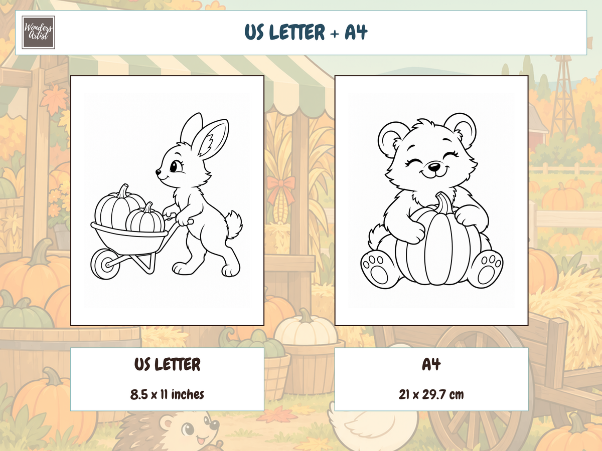Pumpkin Patch Adventures Coloring Book — preview 4