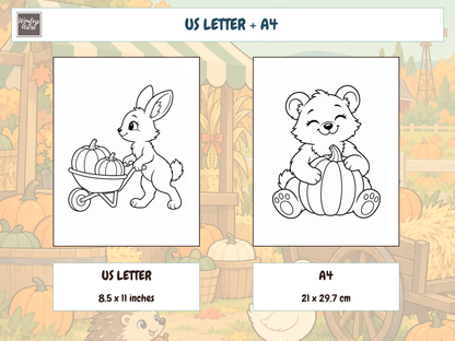 Pumpkin Patch Adventures Coloring Book — preview 4
