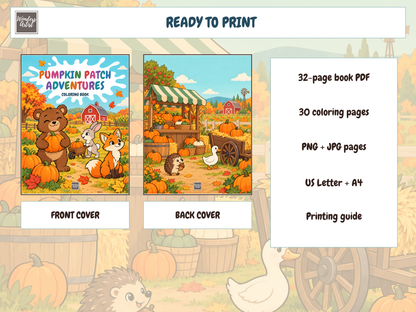 Pumpkin Patch Adventures Coloring Book — preview 5