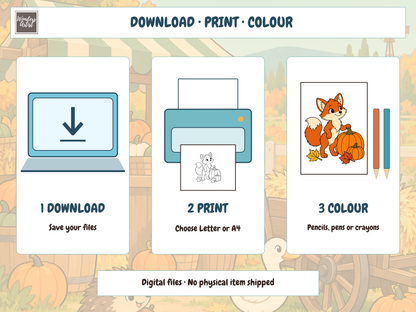 Pumpkin Patch Adventures Coloring Book — preview 6