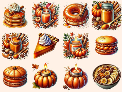 Pumpkin Spice Clipart Autumn Pumpkin Art - Wonders Artist