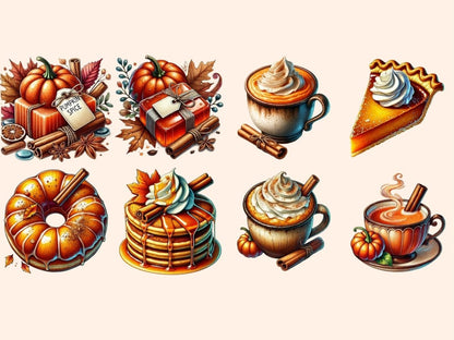 Pumpkin Spice Clipart Autumn Pumpkin Art - Wonders Artist