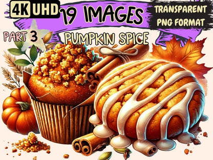 Pumpkin Spice (P3) Clipart Autumn Pumpkin Art - Wonders Artist