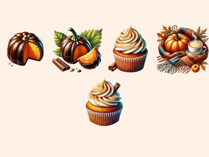 Pumpkin Spice (P4) Clipart autumn clipart - Wonders Artist