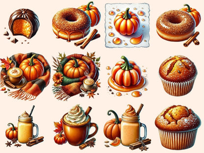 Pumpkin Spice (P4) Clipart autumn clipart - Wonders Artist
