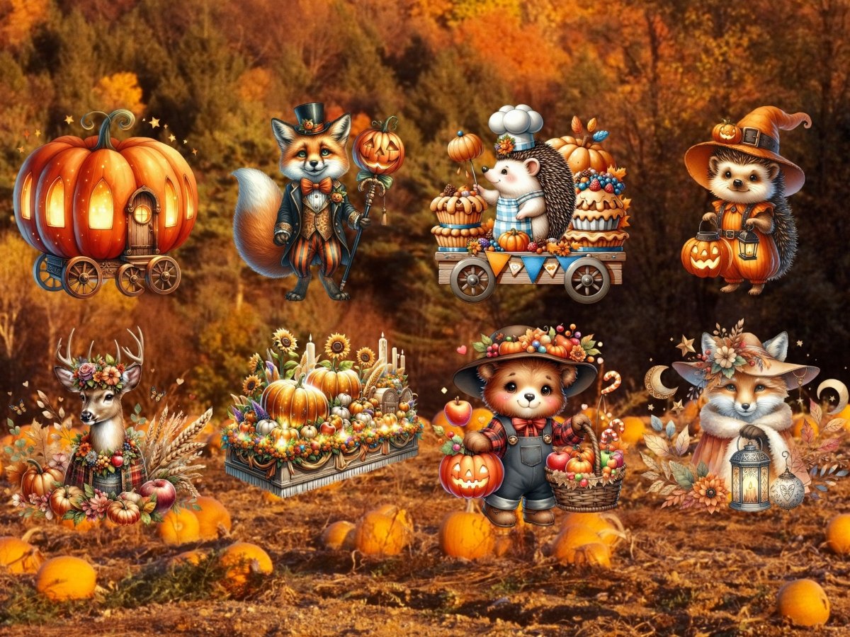 Pumpkinwood Parade Clipart (BEGRENSET UTGAVE) image 15