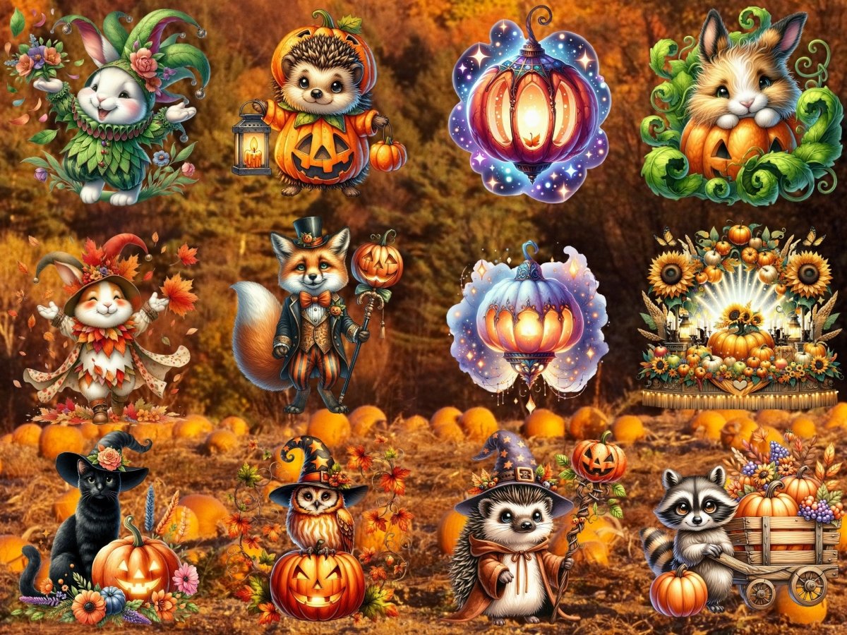 Pumpkinwood Parade Clipart (BEGRENSET UTGAVE) image 9