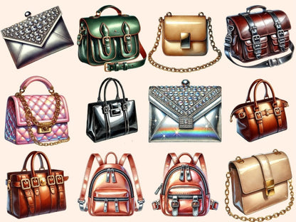 Purses & Handbags Clipart Chic Handbag Clipart - Wonders Artist