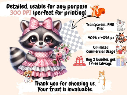 Raccoons (P2) Clipart adorable raccoons - Wonders Artist