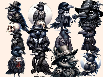 Ravens Clipart black raven art - Wonders Artist